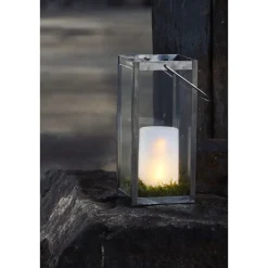 LED-kynttilä Star Trading Flame Candle, 14.5cm, valkoinen