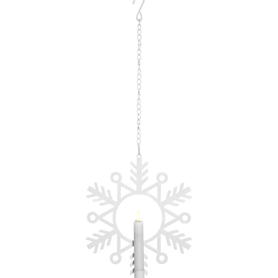 LED-kynttilä Star Trading Flamme Snow, 24x3x29cm, valkoinen