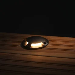 LED-laiturivalaisin FTLIGHT Marina IV 1,5W 24V 3000K IP67 musta alumiini