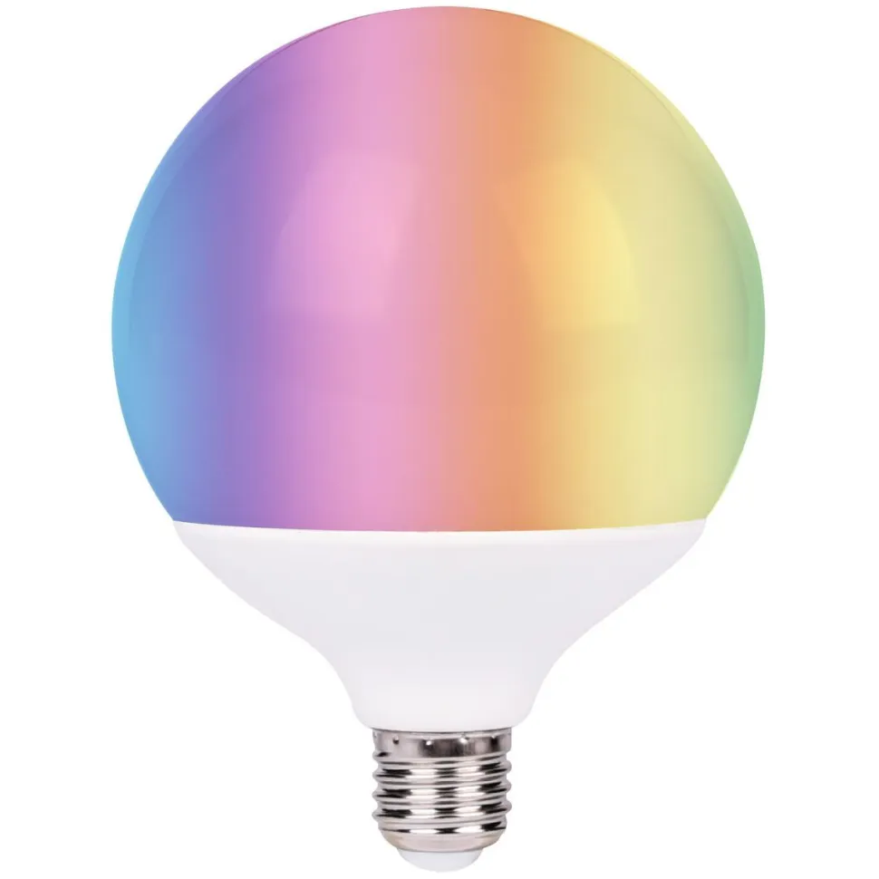 LED-lamppu Emax Smart Home WIFI G95/E27 9 W 900 lm RGB+CCT 2700-6500 K himmennettävä