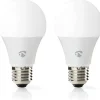 LED-lamppu Nedis SmartLife RGB Wi-Fi WIFILRC20E27 9W E27 2700-6500K 2kpl