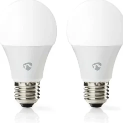 LED-lamppu Nedis SmartLife RGB Wi-Fi WIFILRC20E27 9W E27 2700-6500K 2kpl