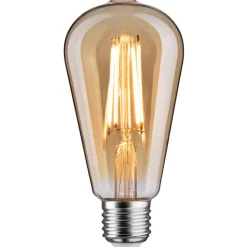 LED-lamppu Paulmann 1879 Filament Rustika E27 470lm 6W 1800K 3-Step-Dim himmennettävä kulta