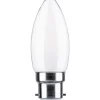 LED-lamppu Paulmann Candle, B22d, 470lm, 4.7W, 2700K, opaali