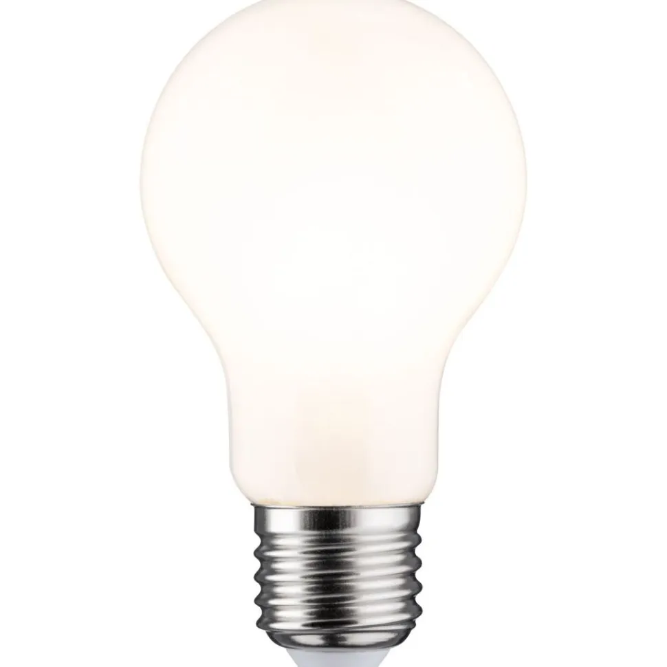 LED-lamppu Paulmann Classic Pear, E27, 806lm, 7W, 2700K, himmennettävä, opaali