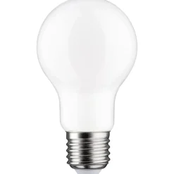 LED-lamppu Paulmann Classic Pear, E27, 806lm, 7W, 2700K, himmennettävä, opaali