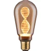 LED-lamppu Paulmann Inner Glow Edition Corn Helix, E27, 180lm, 3.5W, 1800K, kulta