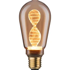 LED-lamppu Paulmann Inner Glow Edition Corn Helix, E27, 180lm, 3.5W, 1800K, kulta