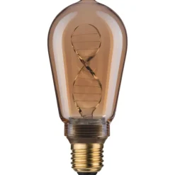LED-lamppu Paulmann Inner Glow Edition Corn Helix, E27, 180lm, 3.5W, 1800K, kulta