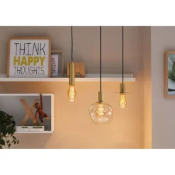 LED-lamppu Paulmann Inner Glow Edition Pear Spiral, E27, 230lm, 4W, 1800K, kulta