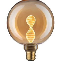 LED-lamppu Paulmann Inner Glow Edition Globe Helix, E27, 180lm, 3.5W, 1800K, kulta