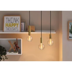 LED-lamppu Paulmann Inner Glow Edition Globe Helix, E27, 180lm, 3.5W, 1800K, kulta