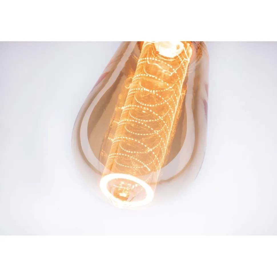 LED-lamppu Paulmann Inner Glow Edition Corn Spiral, E27, 230lm, 4W, 1800K, kulta