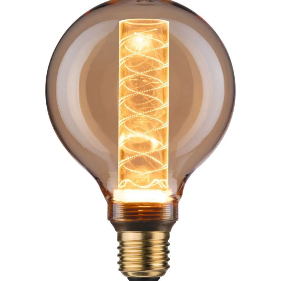 LED-lamppu Paulmann Inner Glow Edition Globe Spiral, E27, 230lm, 4W, 1800K, kulta