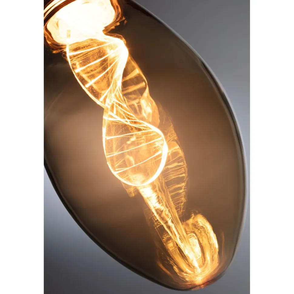 LED-lamppu Paulmann Inner Glow Edition Pear Helix, E27, 180lm, 3.5W, 1800K, kulta