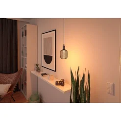 LED-lamppu Paulmann Metallic Glow Illuminant Zyl, E27, Spiral, 200lm, 4.2W, 1800K, musta