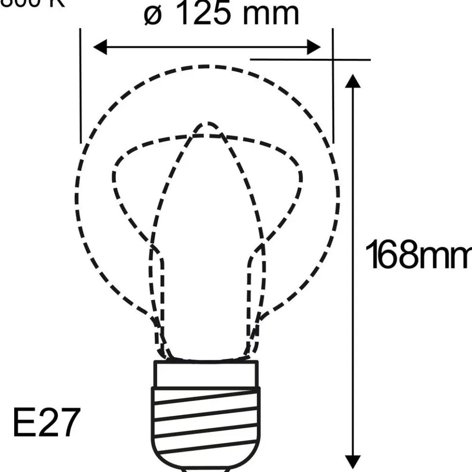 LED-lamppu Paulmann Rustic Shine Globe, 230V, 300lm, 4.2W, 1800K, himmennettävä, kulta