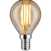 LED-lamppu Paulmann Vintage Edition Drop, E14, 430lm, 4.7W, 2500K, himmennettävä, kulta