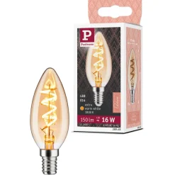LED-lamppu Paulmann Vintage Edition Pear, E14, 230V, 150lm, 4W, 1800K, kulta