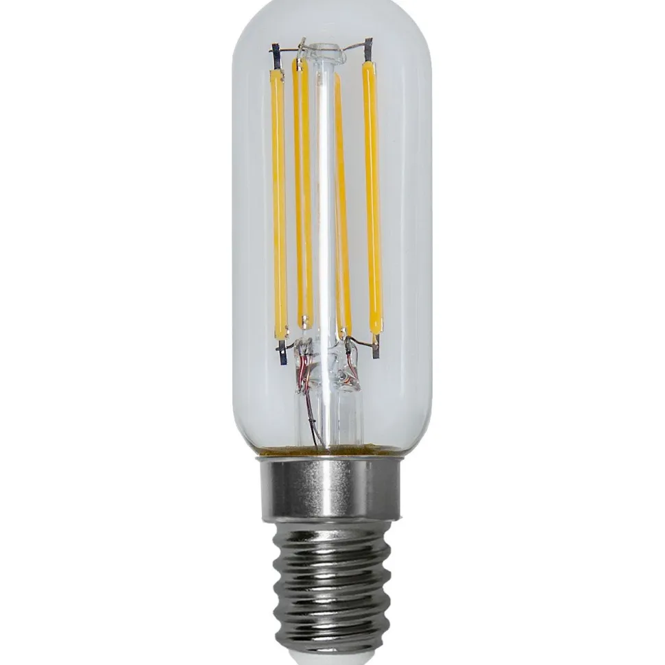 LED-lamppu Star Trading Clear Filament 354-03-1, Ø25x85mm, E14, T25, 4.9W, 2700K, 470lm