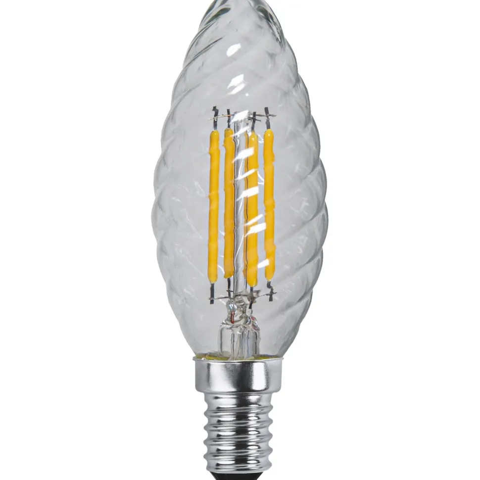 LED-lamppu Star Trading Clear Filament 351-06, Ø35x98mm, E14, TC35, 3W, 2700K, 250lm