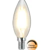 LED-lamppu Star Trading Clear Filament 351-36, Ø35x97mm, E14, C35, 2.5W, 2700K, 250lm