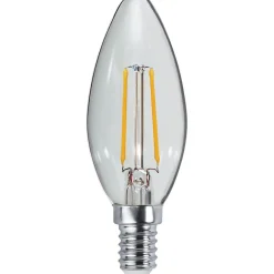LED-lamppu Star Trading Clear Filament 351-36, Ø35x97mm, E14, C35, 2.5W, 2700K, 250lm