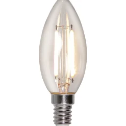 LED-lamppu Star Trading Clear White Filament 352-79, Ø35x97, E14, C35, 2.5W, 2700K, 250lm
