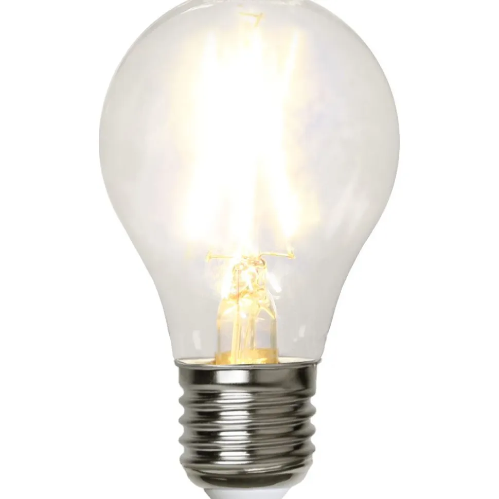 LED-lamppu Star Trading Clear Filament 352-20-1, Ø60x107mm, E27, A60, 2W, 2700K, 220lm