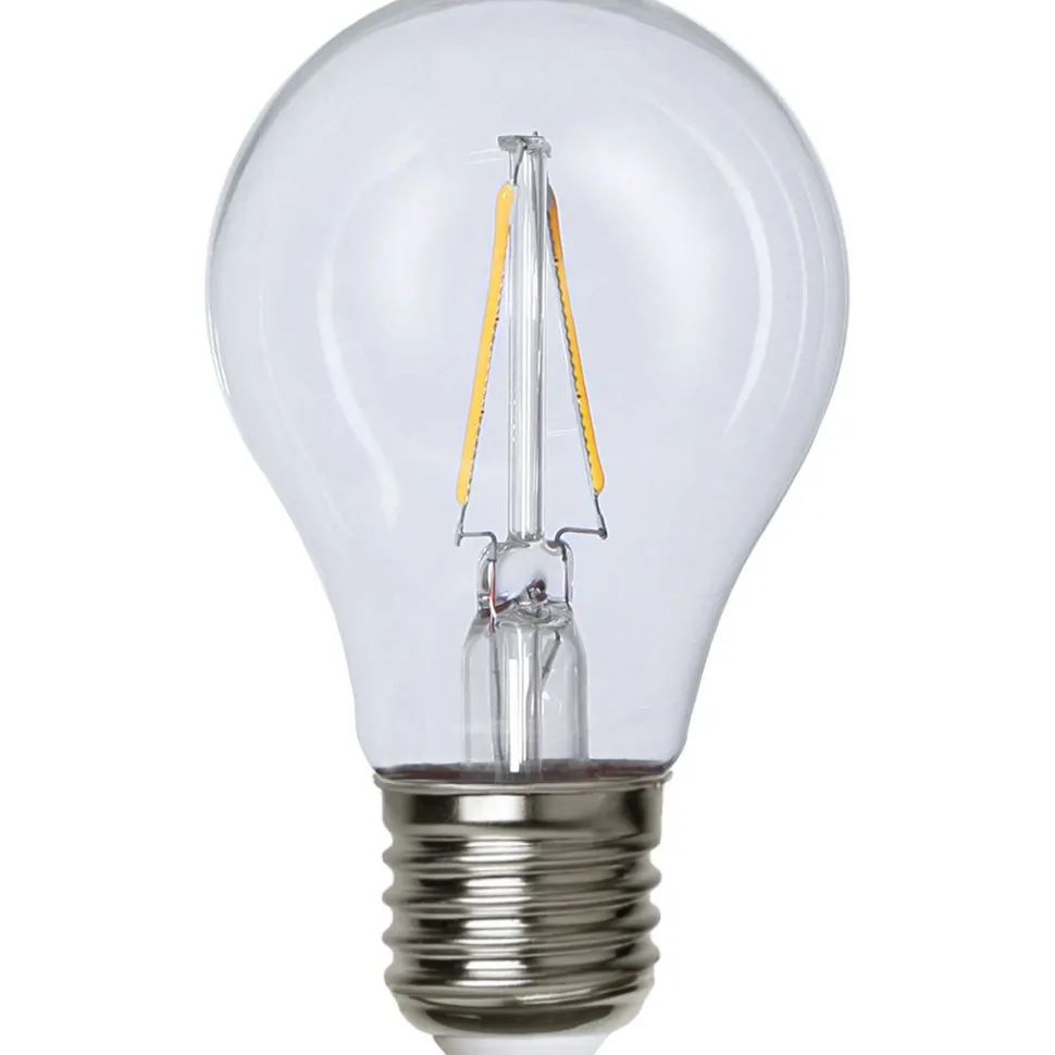 LED-lamppu Star Trading Clear Filament 352-20-1, Ø60x107mm, E27, A60, 2W, 2700K, 220lm