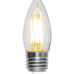 LED-lamppu Star Trading Clear Filament 351-32, Ø35x92mm, E27, C35, 4.2W, 2700K, 470lm