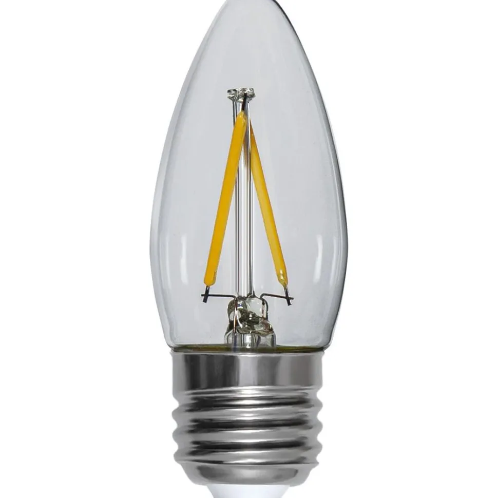 LED-lamppu Star Trading Clear Filament 351-31, Ø35x92mm, E27, C35, 2.5W, 2700K, 250lm