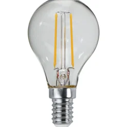 LED-lamppu Star Trading Clear Filament 351-34, Ø45x80mm, E14, P45, 2.5W, 2700K, 250lm