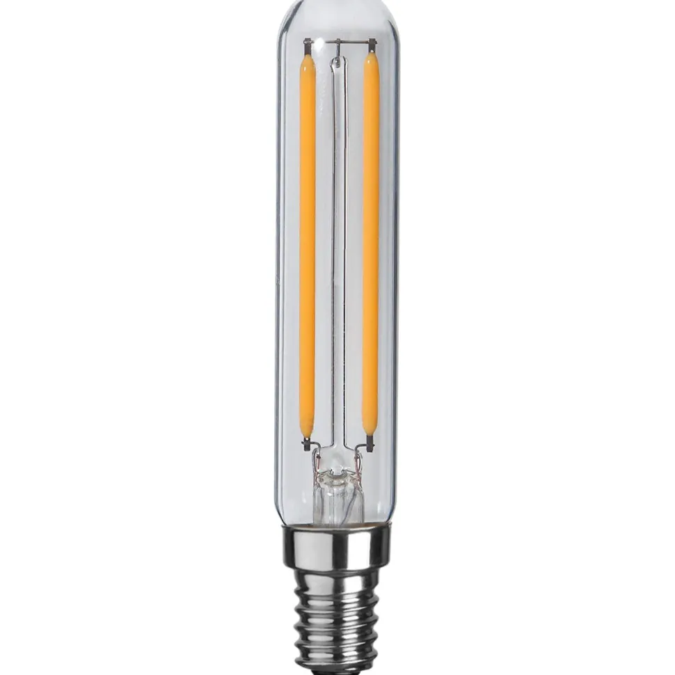 LED-lamppu Star Trading Clear Filament 338-33, Ø20x115mm, E14, T20, 2W, 2700K, 150lm
