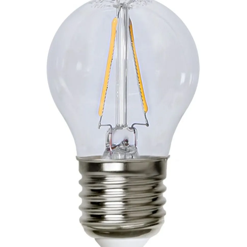 LED-lamppu Star Trading Clear Filament 352-19-1, Ø45x78mm, E27, G45, 1.5W, 2700K, 150lm