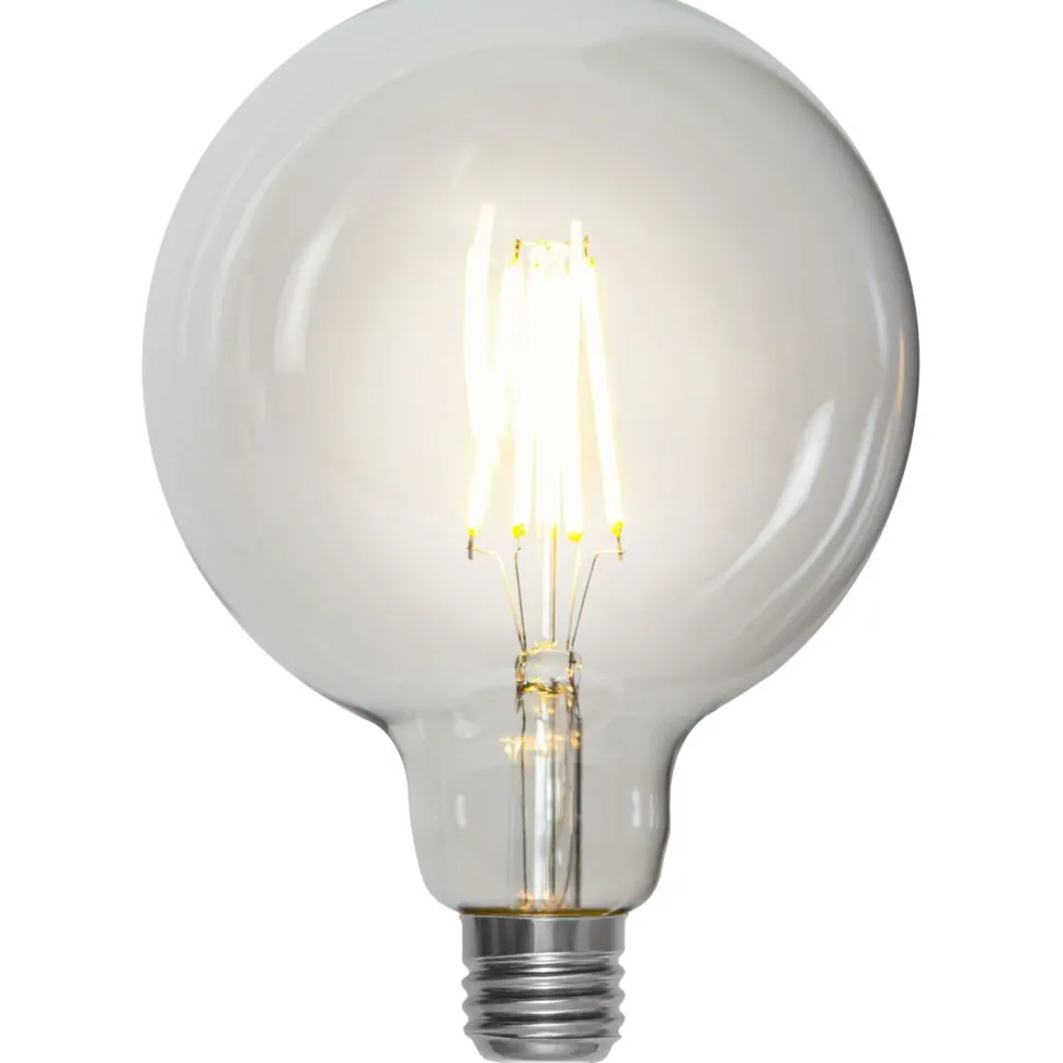LED-lamppu Star Trading Clear Filament 352-57, Ø125x180mm, E27, G125, 7.5W, 2700K, 806lm