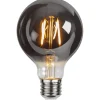 LED-lamppu Star Trading Decoration LED 355-81 Ø80x135 mm E27 savunharmaa 1.8 W 2100 K 80 lm