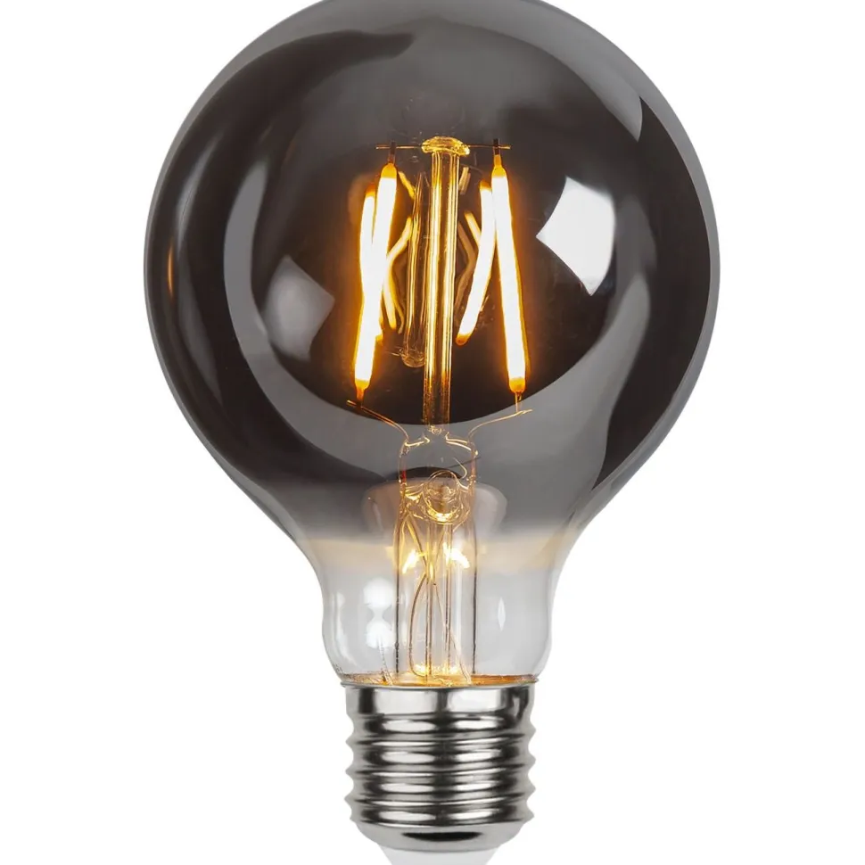 LED-lamppu Star Trading Decoration LED 355-81 Ø80x135 mm E27 savunharmaa 1.8 W 2100 K 80 lm