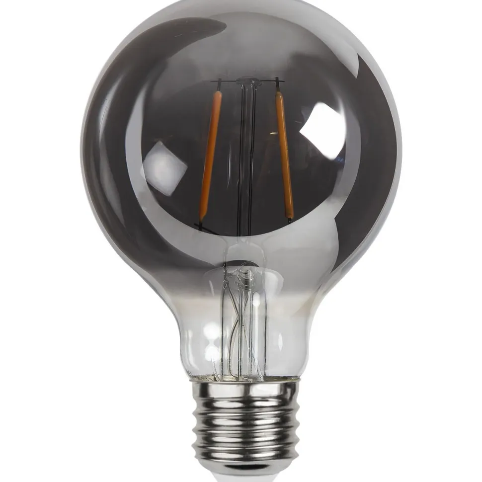 LED-lamppu Star Trading Decoration LED 355-81 Ø80x135 mm E27 savunharmaa 1.8 W 2100 K 80 lm