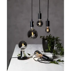 LED-lamppu Star Trading Decoration LED 355-81 Ø80x135 mm E27 savunharmaa 1.8 W 2100 K 80 lm