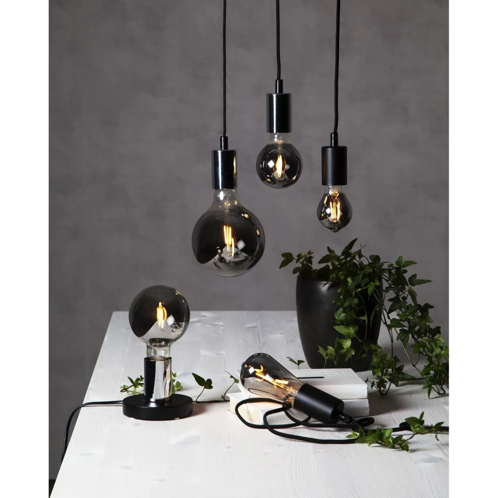 LED-lamppu Star Trading Decoration LED 355-81 Ø80x135 mm E27 savunharmaa 1.8 W 2100 K 80 lm