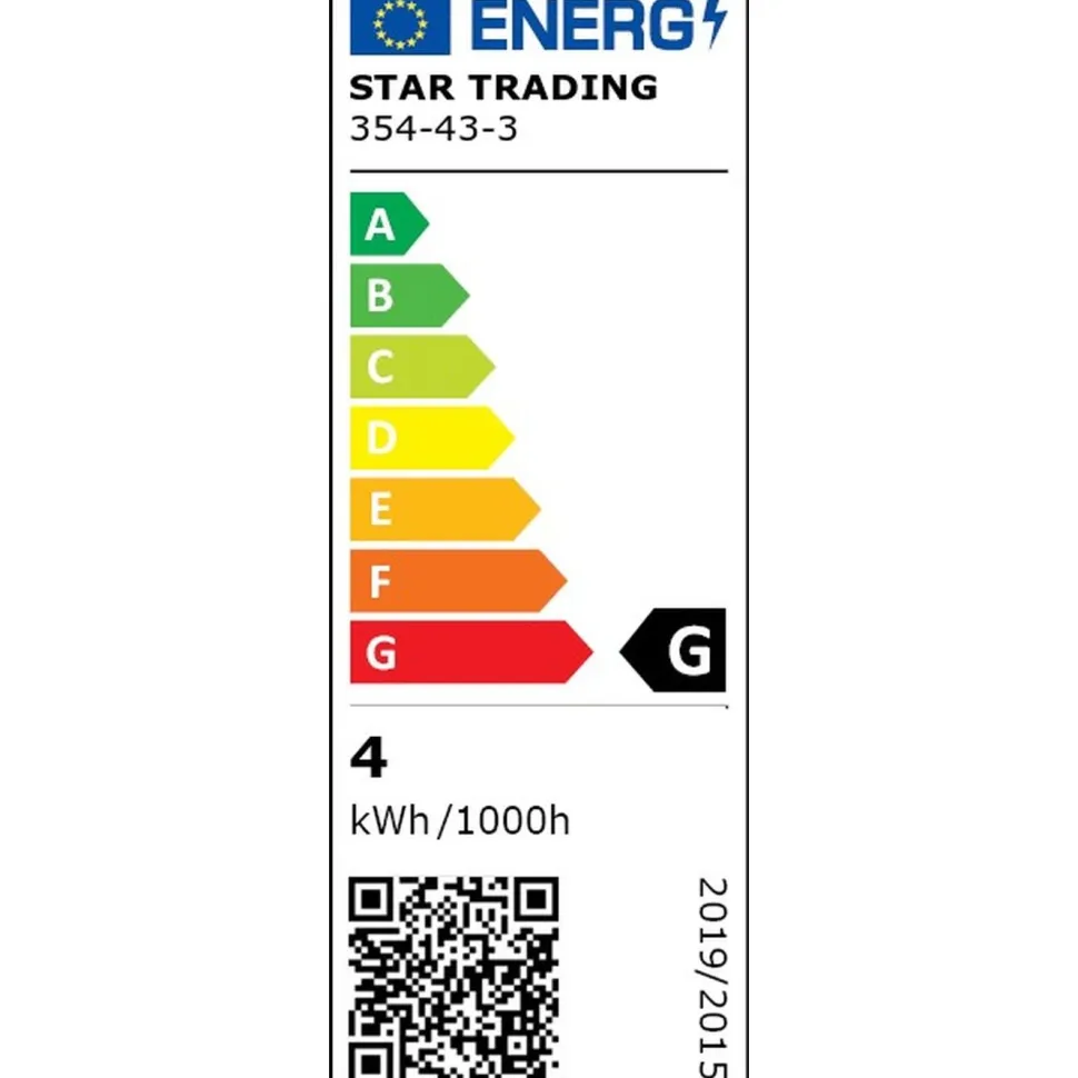 LED-lamppu Star Trading Decoled 354-43-3 Ø64x140mm E27 meripihka 3.2W 2100K 160lm