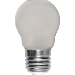 LED-lamppu Star Trading Frosted Filament 339-05, Ø45x78, E27, G45, 1.4W, 2700K, 150lm, 2kpl