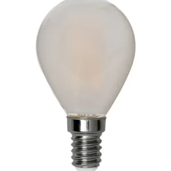 LED-lamppu Star Trading Frosted Filament 339-10, Ø45x80, E14, P45, 4.5W, 2700K, 470lm, 2kpl