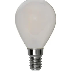 LED-lamppu Star Trading Frosted Filament 339-08, Ø45x80, E14, P45, 1.4W, 2700K, 150lm, 2kpl