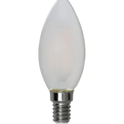 LED-lamppu Star Trading Frosted Filament 339-01, Ø35x97, E14, C35, 2.5W, 2700K, 250lm, 2kpl