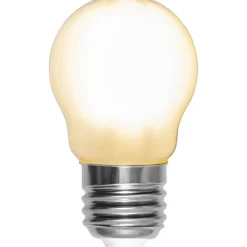 LED-lamppu Star Trading Frosted Filament 339-07, Ø45x78, E27, G45, 4.5W, 2700K, 470lm, 2kpl