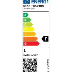 LED-lamppu Star Trading Halo-LED 344-40-5 16x51x12mm G9 1W 3000K 92lm
