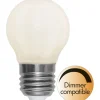 LED-lamppu Star Trading Opaque Filament RA 90 375-24-3, Ø45x78mm, E27, G45, 5W, 2700K, 440lm