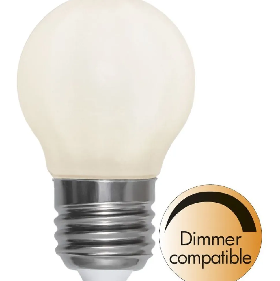 LED-lamppu Star Trading Opaque Filament RA 90 375-24-3, Ø45x78mm, E27, G45, 5W, 2700K, 440lm